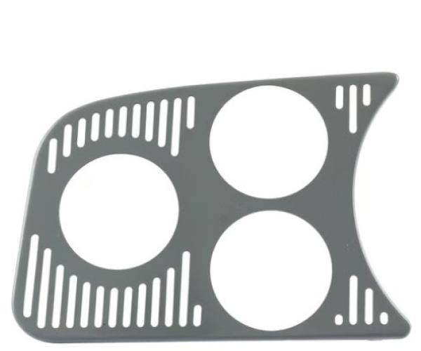 Dashboard-grille-left-side-with-holes-for-3-gauges-grey-primed-VW-Kaefer-113857207